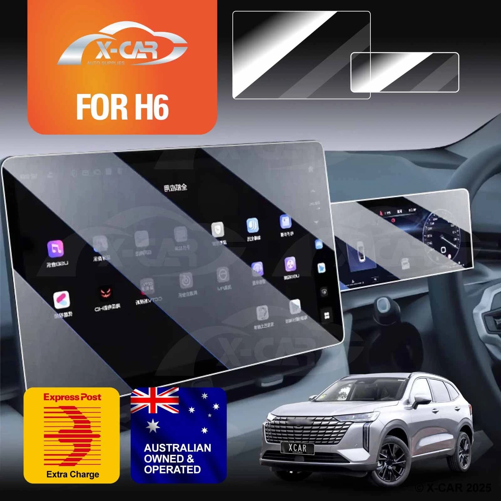 Haval H6 Navigation Screen Protector image 1